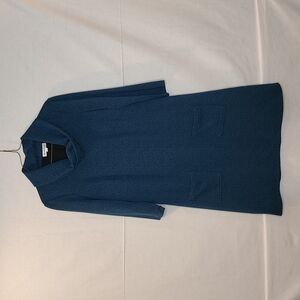 NorthStyle Blue Cowl Neck Sweater Dress